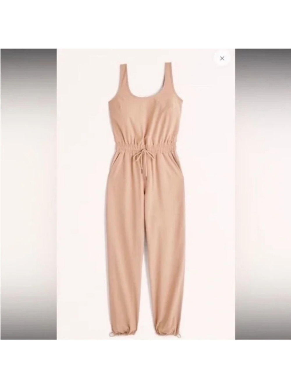 Abercrombie & Fitch Traveler Jumpsuit Comfy Adjustable Straps Jogger Size Small